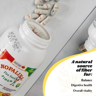 Foto 4 | Suplemento Nopalina Flax Seed Plus Capsules 240 Cápsulas - Venta Internacional.