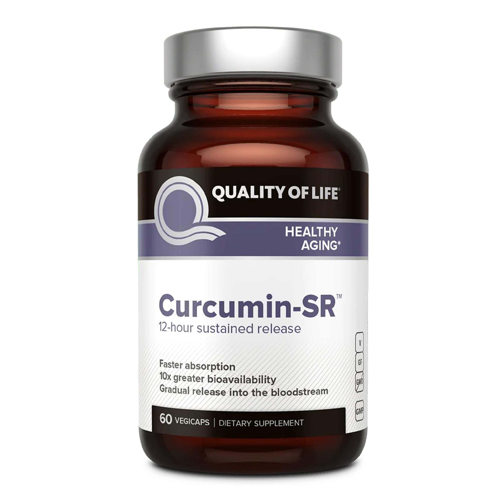 Foto 1 | Suplemento Quality Of Life Curcumin-sr 60 Vegicaps - Venta Internacional.