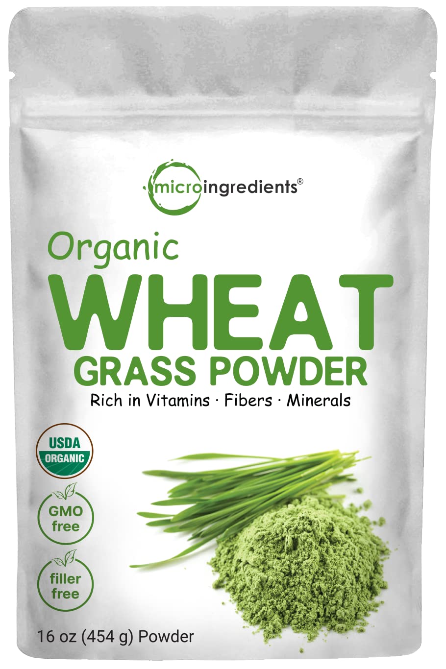 Foto 1 | Microingredientes De Hierba De Trigo En Polvo, 454 G, 100% Orgánico - Venta Internacional.