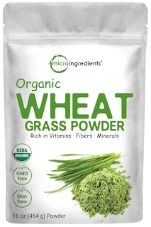 Foto 1 | Microingredientes De Hierba De Trigo En Polvo, 454 G, 100% Orgánico - Venta Internacional.