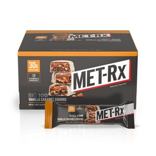 Foto 1 | Barras De Proteína Met-rx Big 100 Colossal Vanilla Caramel Churro - Venta Internacional.
