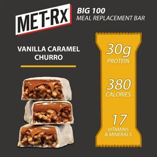 Foto 3 | Barras De Proteína Met-rx Big 100 Colossal Vanilla Caramel Churro - Venta Internacional.