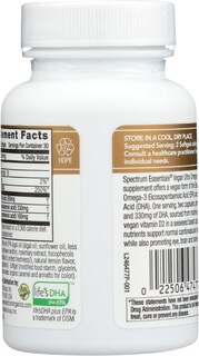 Foto 2 | Suplemento Spectrum Essentials Ultra Omega-3 Epa+dha Vegano - Venta Internacional.