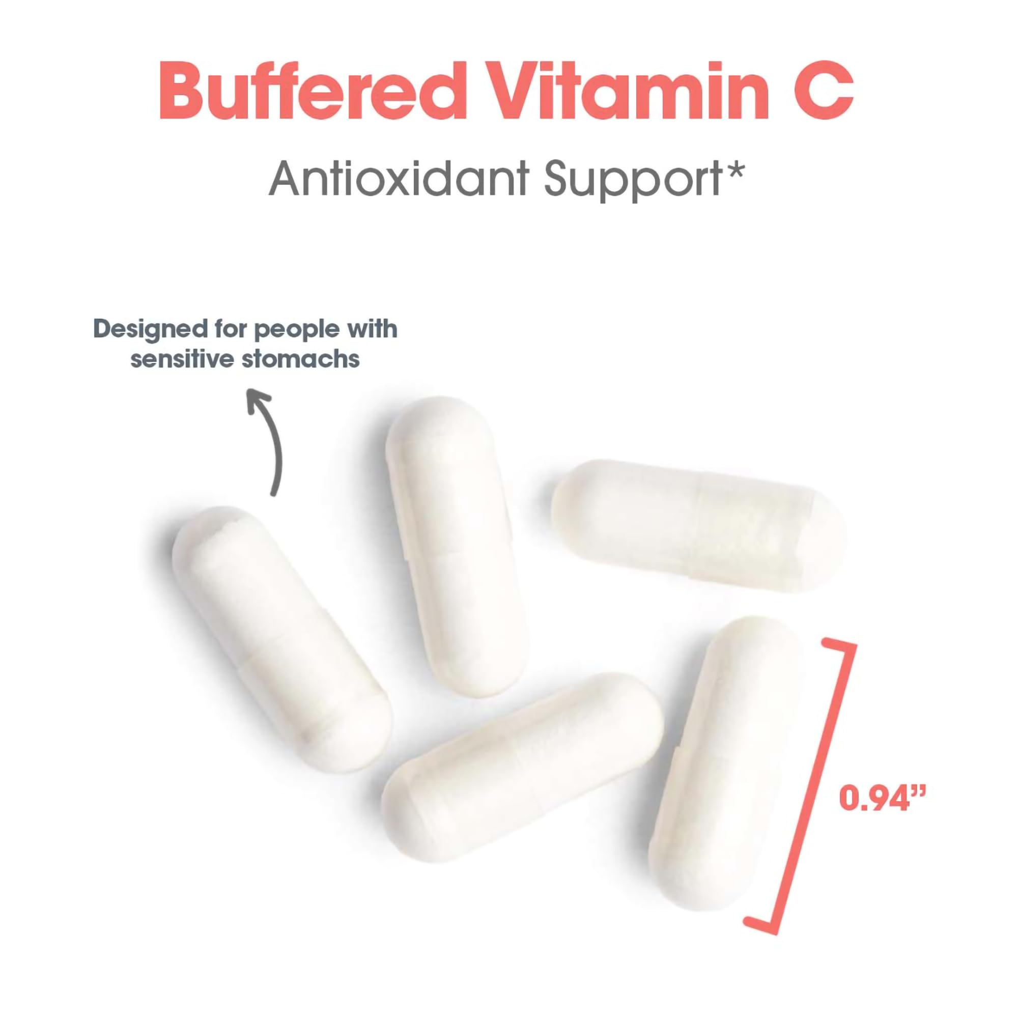 Foto 5 | Vitamina C En Polvo Allergy Research Group, Tamponada, 240 G - Venta Internacional.