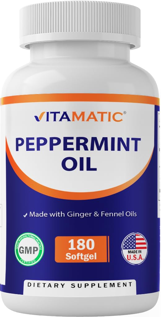 Foto 1 | Suplemento Vitamatic En Gel De Aceite De Menta, 550 Mg, 180 Cápsulas Blandas - Venta Internacional.