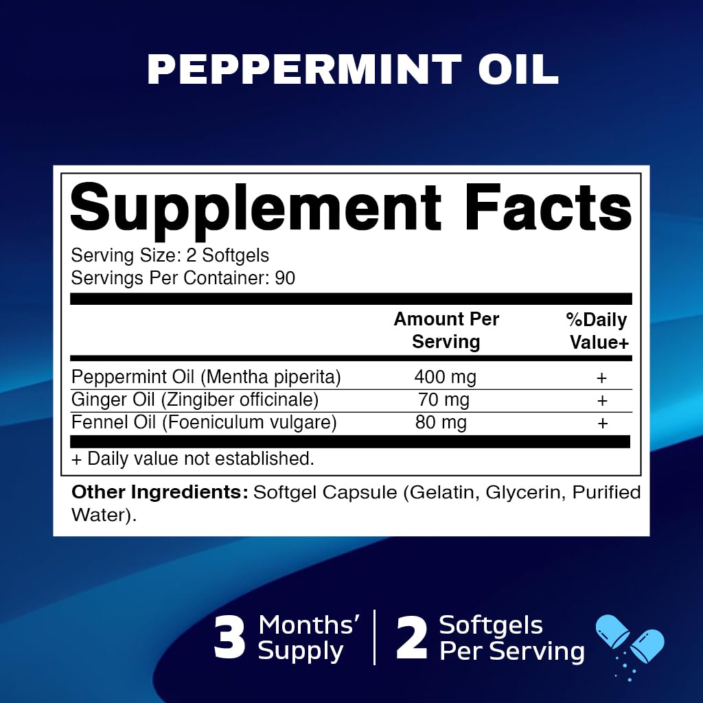 Foto 2 | Suplemento Vitamatic En Gel De Aceite De Menta, 550 Mg, 180 Cápsulas Blandas - Venta Internacional.