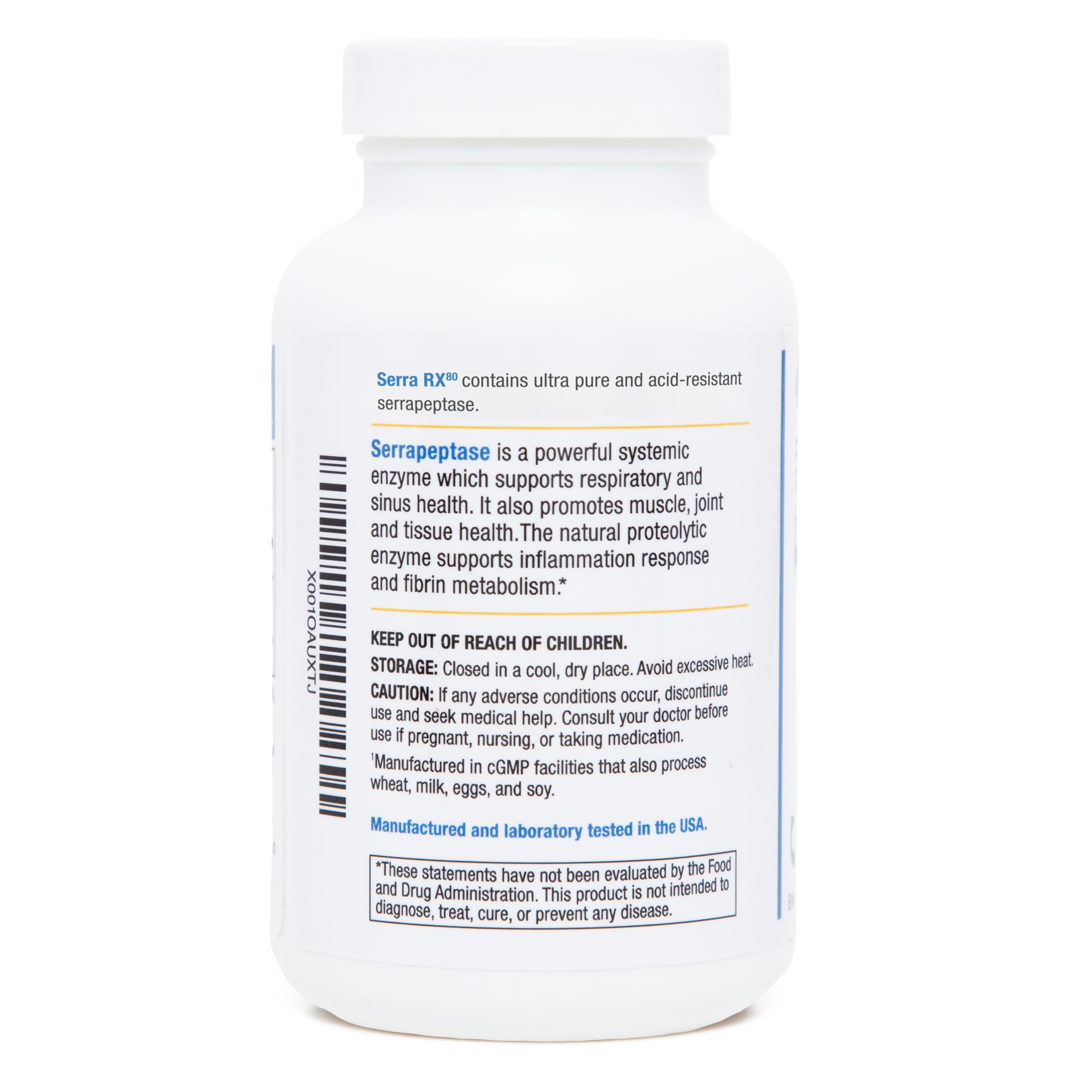 Foto 3 | Suplemento Biomedic Labs Rx Serra-rx De 80.000 Su De Serrapeptasa - Venta Internacional.