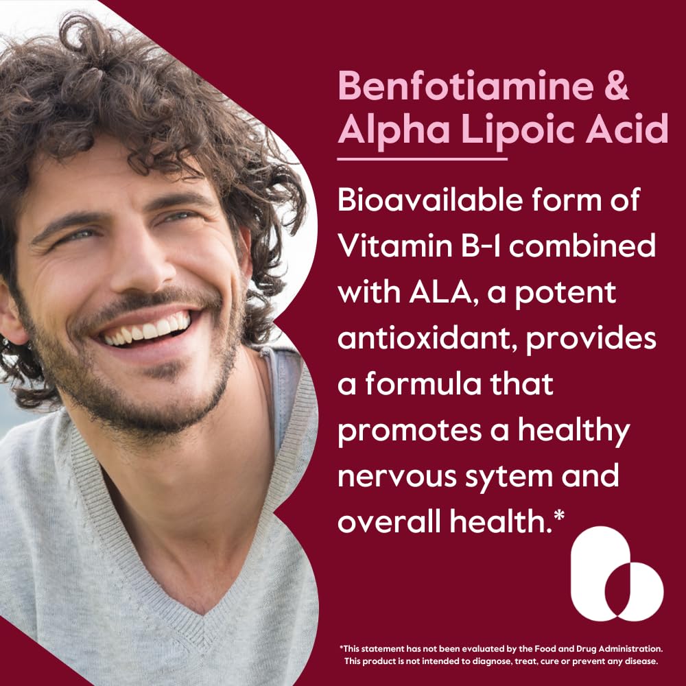Foto 4 | Suplemento Bestvite Benfotiamina 150 Mg/ácido Alfa Lipoico 300 Mg - Venta Internacional.