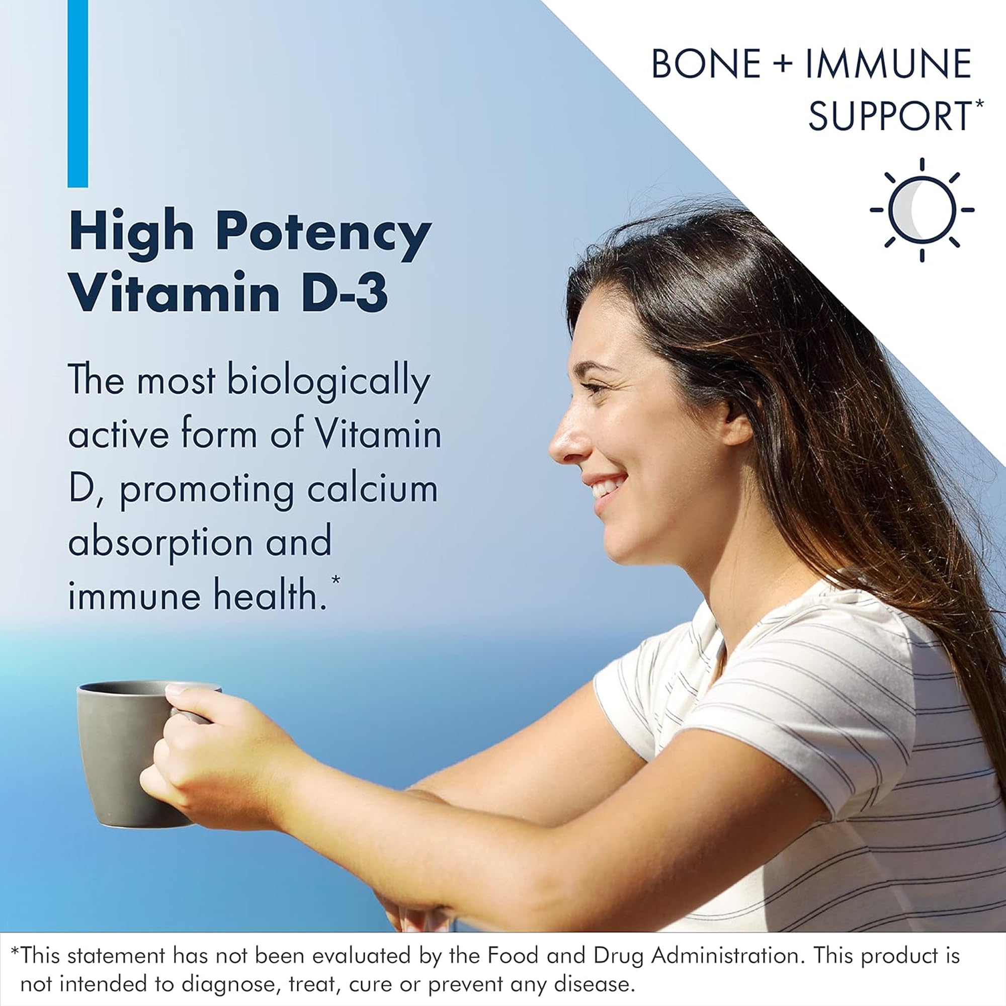 Foto 4 | Suplemento Para El Mantenimiento Metabólico De Vitamina D-3 2000 Ui +c 120 Cápsulas - Venta Internacional.