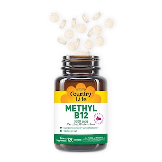 Foto 2 | Suplemento Country Life, Pastillas De Metil B-12 De 3000 Mcg, 120 Unidades - Venta Internacional.