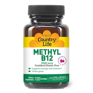 Foto 3 | Suplemento Country Life, Pastillas De Metil B-12 De 3000 Mcg, 120 Unidades - Venta Internacional.