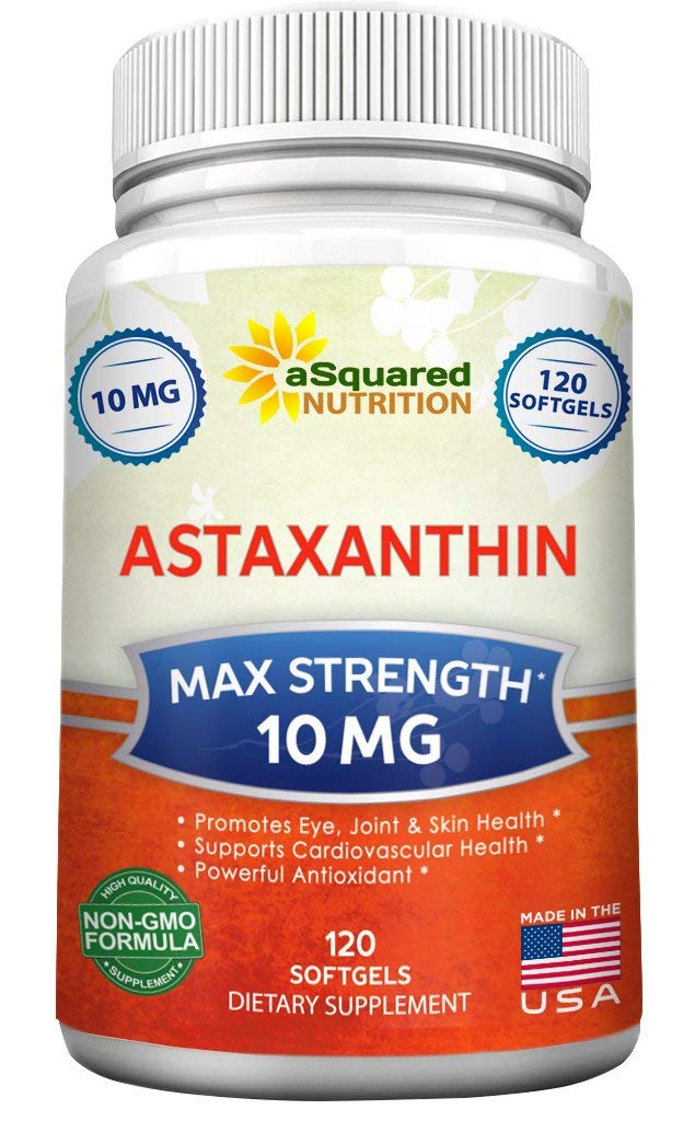 Foto 2 pulgar | Suplemento Asquared Nutrition, Astaxantina, 10 Mg, 120 Cápsulas Blandas - Venta Internacional.