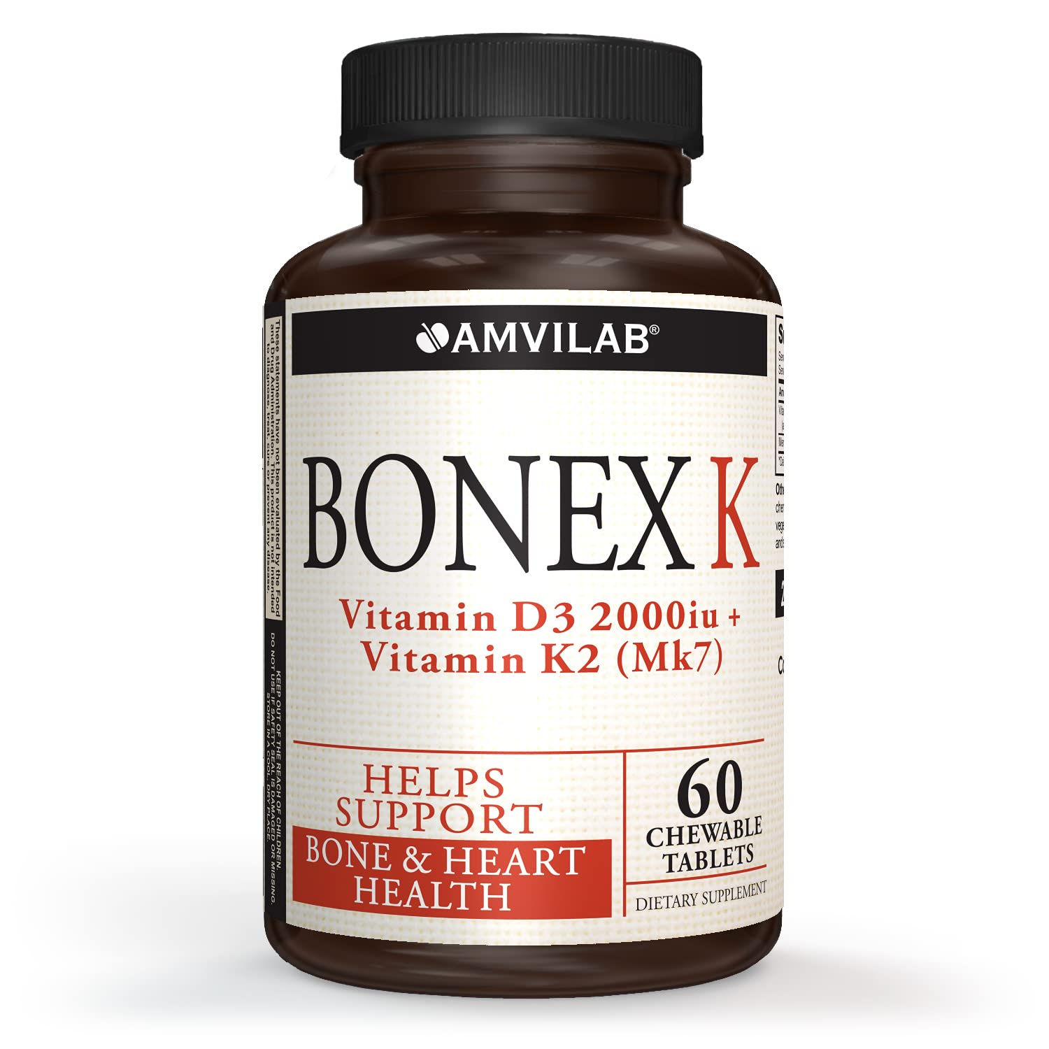 Foto 2 pulgar | Suplemento Amvilab Bonex K De Vitamina D3 2000 Ui Y K2 75 Mcg - Venta Internacional.
