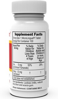 Foto 2 | Suplemento de Hierro Superior Source para Niños 5 mg 100 Comprimidos - Venta Internacional