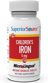 Foto 3 | Suplemento de Hierro Superior Source para Niños 5 mg 100 Comprimidos - Venta Internacional