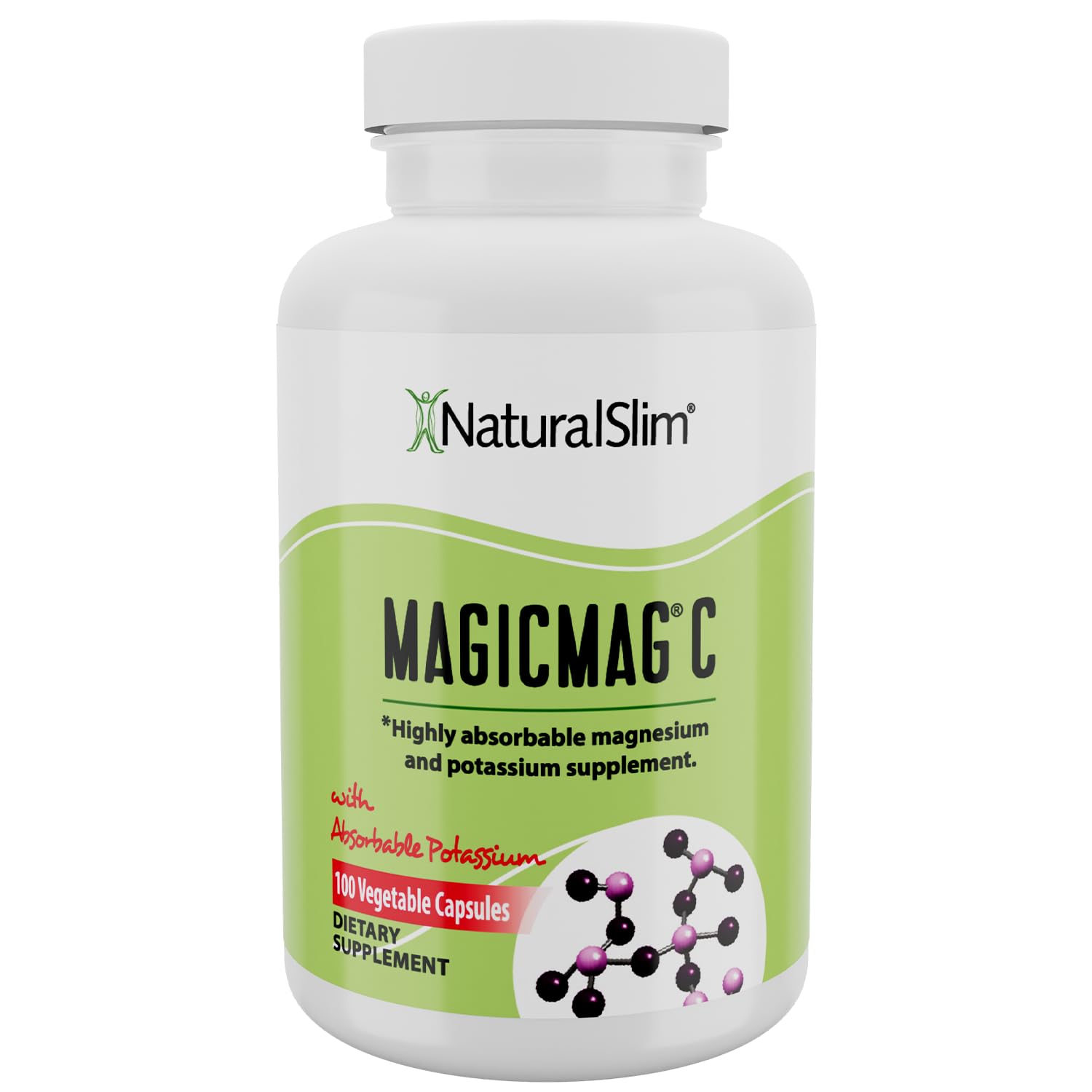 Foto 2 pulgar | Suplemento Naturalslim Magicmag C Citrato De Magnesio 100 Cápsulas - Venta Internacional.