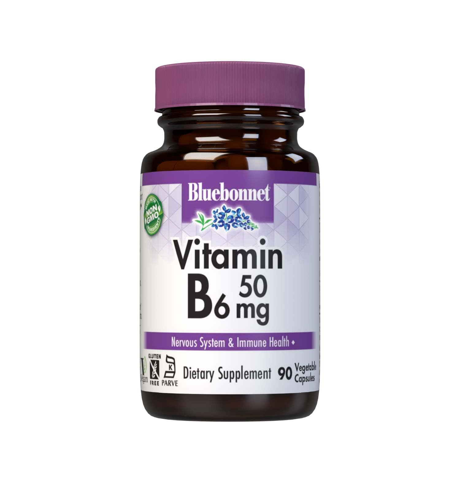 Foto 2 pulgar | Suplemento Bluebonnet De Vitamina B6 50 Mg 90 Cápsulas - Venta Internacional.
