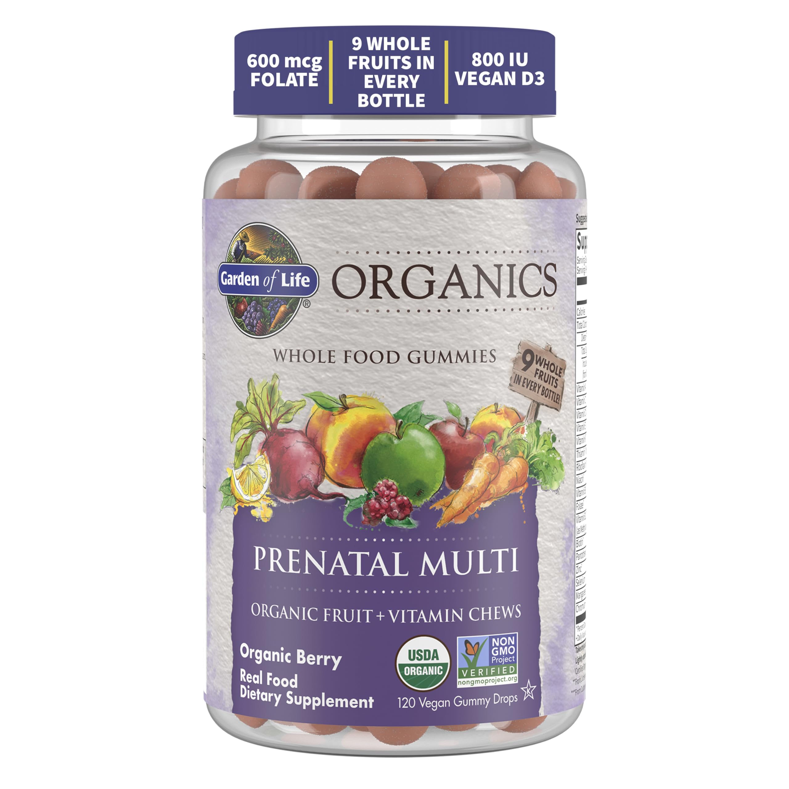 Foto 2 pulgar | Gomitas Prenatales Garden Of Life Organics Vitamin 30 Días - Venta Internacional.