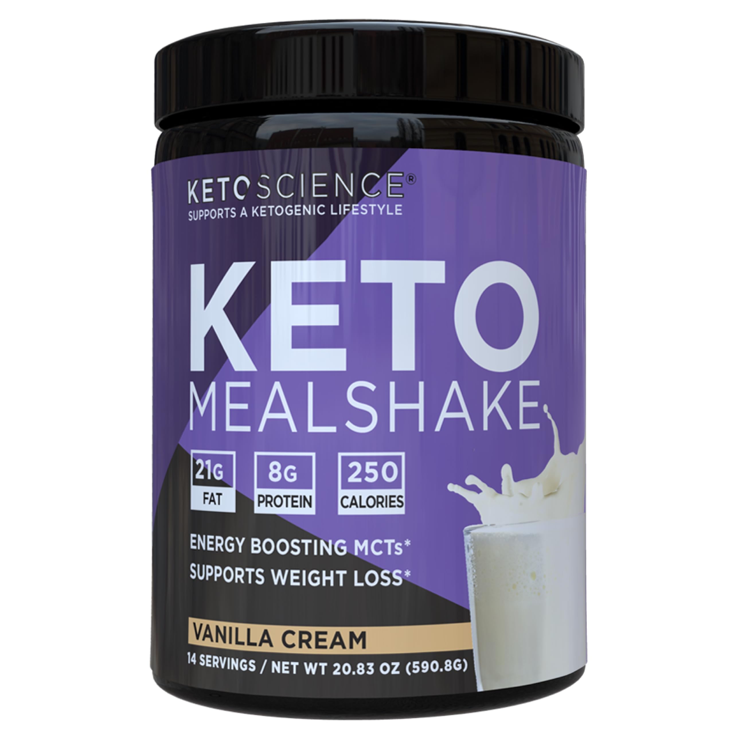 Foto 2 pulgar | Suplemento Keto Science, Batido Cetogénico, Vainilla, 600 Ml - Venta Internacional.