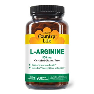 Foto 1 | Suplemento Country Life De L-arginina En Cápsulas De 500 Mg Con Vitamina B-6 - Venta Internacional.