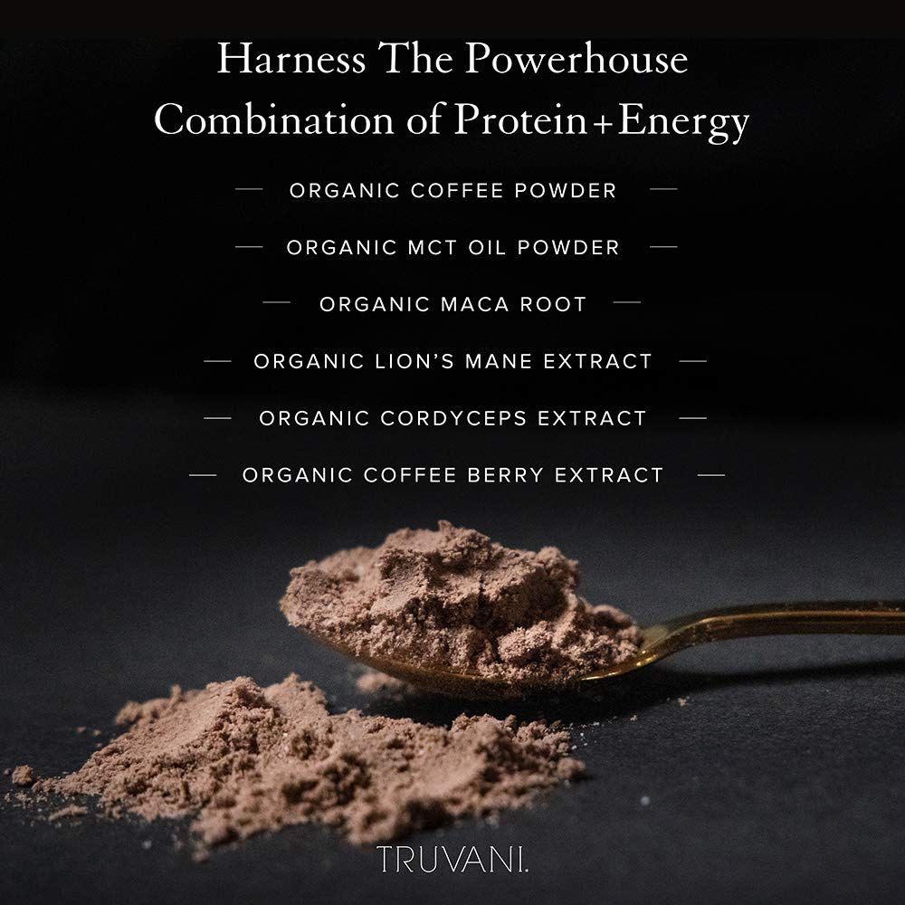 Foto 5 pulgar | Bebida Energética Proteica Truvani Vanilla Latte, 20 Porciones - Venta Internacional.
