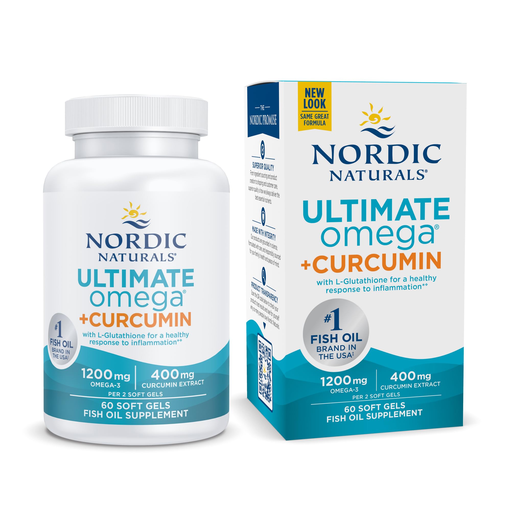 Foto 2 pulgar | Suplemento Nordic Naturals Omega Curcumin 60 Geles Blandos - Venta Internacional.