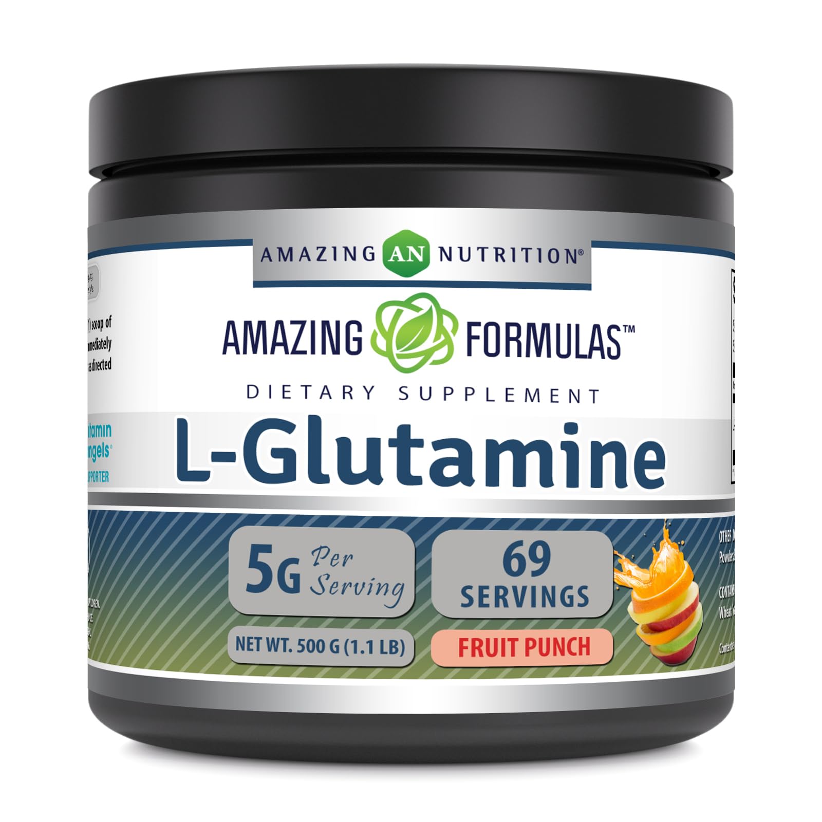 Foto 2 pulgar | Suplemento De L-glutamina En Polvo De Amazing Formulas, 454 G - Venta Internacional.