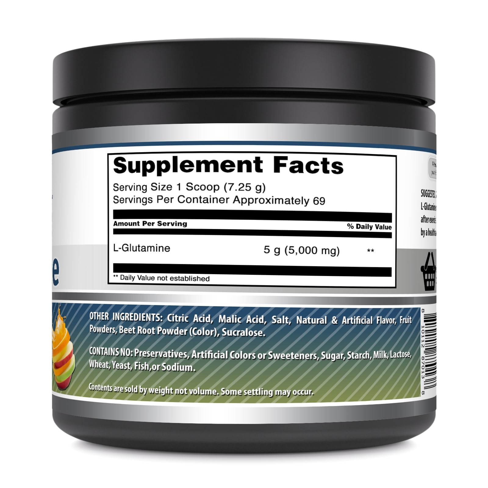 Foto 3 pulgar | Suplemento De L-glutamina En Polvo De Amazing Formulas, 454 G - Venta Internacional.