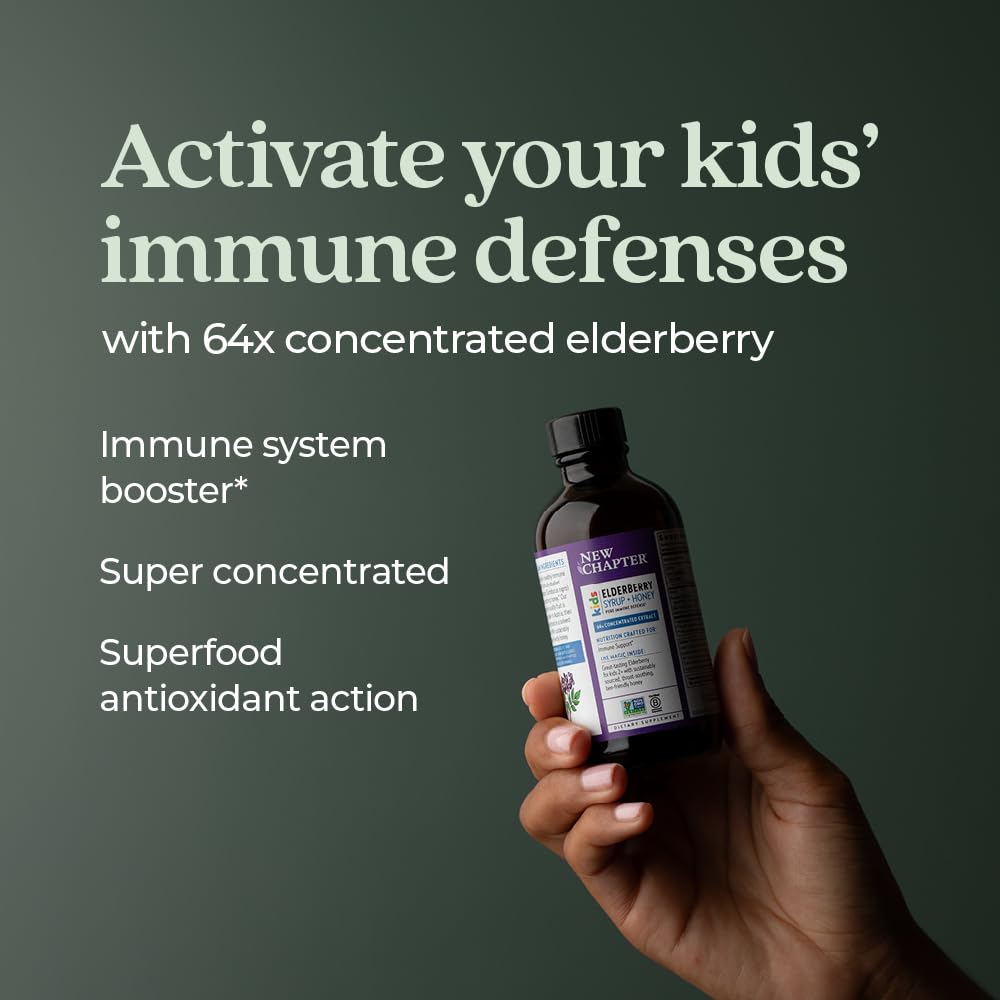 Foto 4 pulgar | Sirope New Chapter Elderberry Kids Advanced Immune 120 Ml - Venta Internacional.