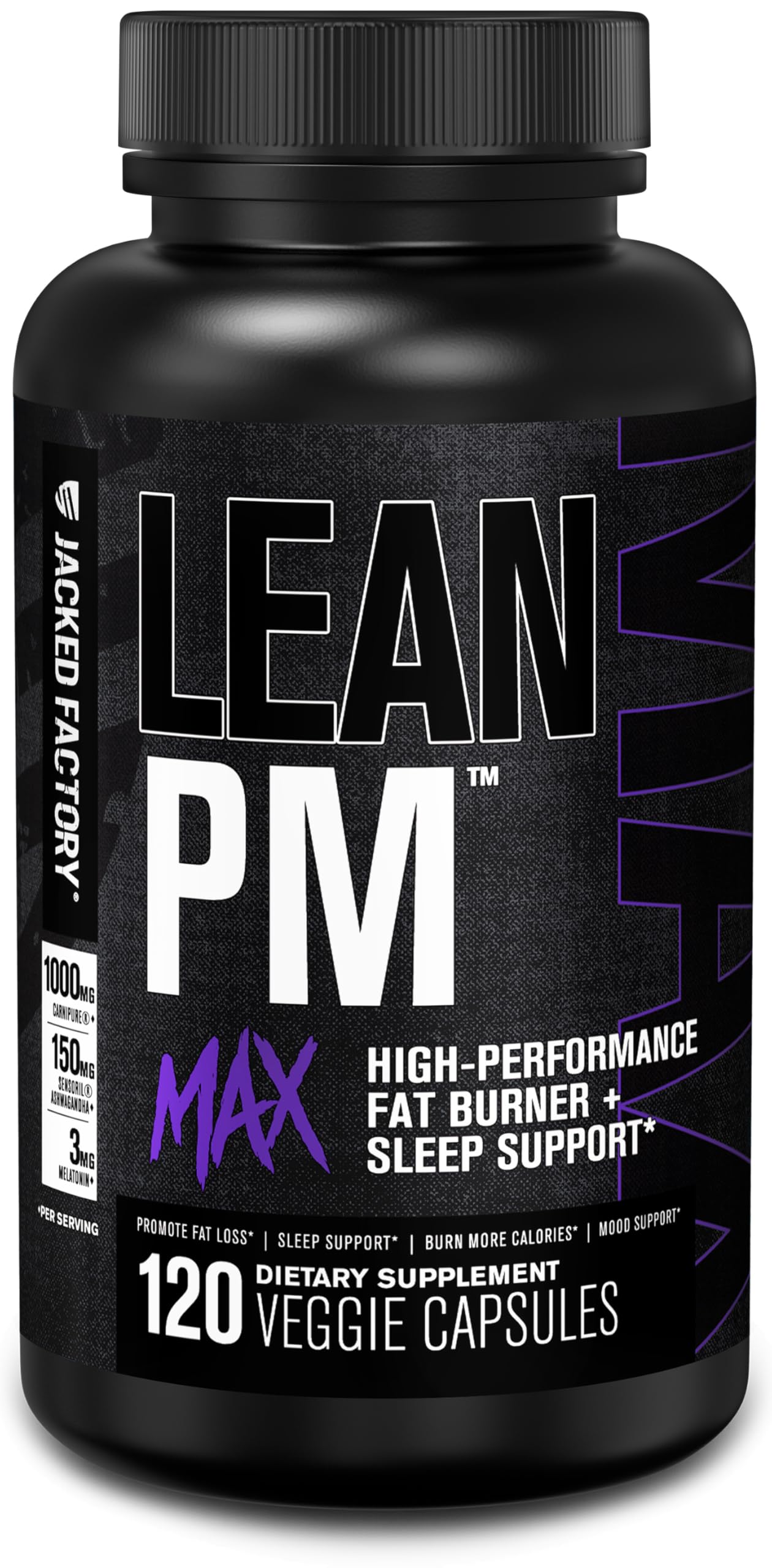 Foto 1 | Suplemento Para Bajar De Peso Jacked Factory Lean Pm Max 120 Píldoras - Venta Internacional.