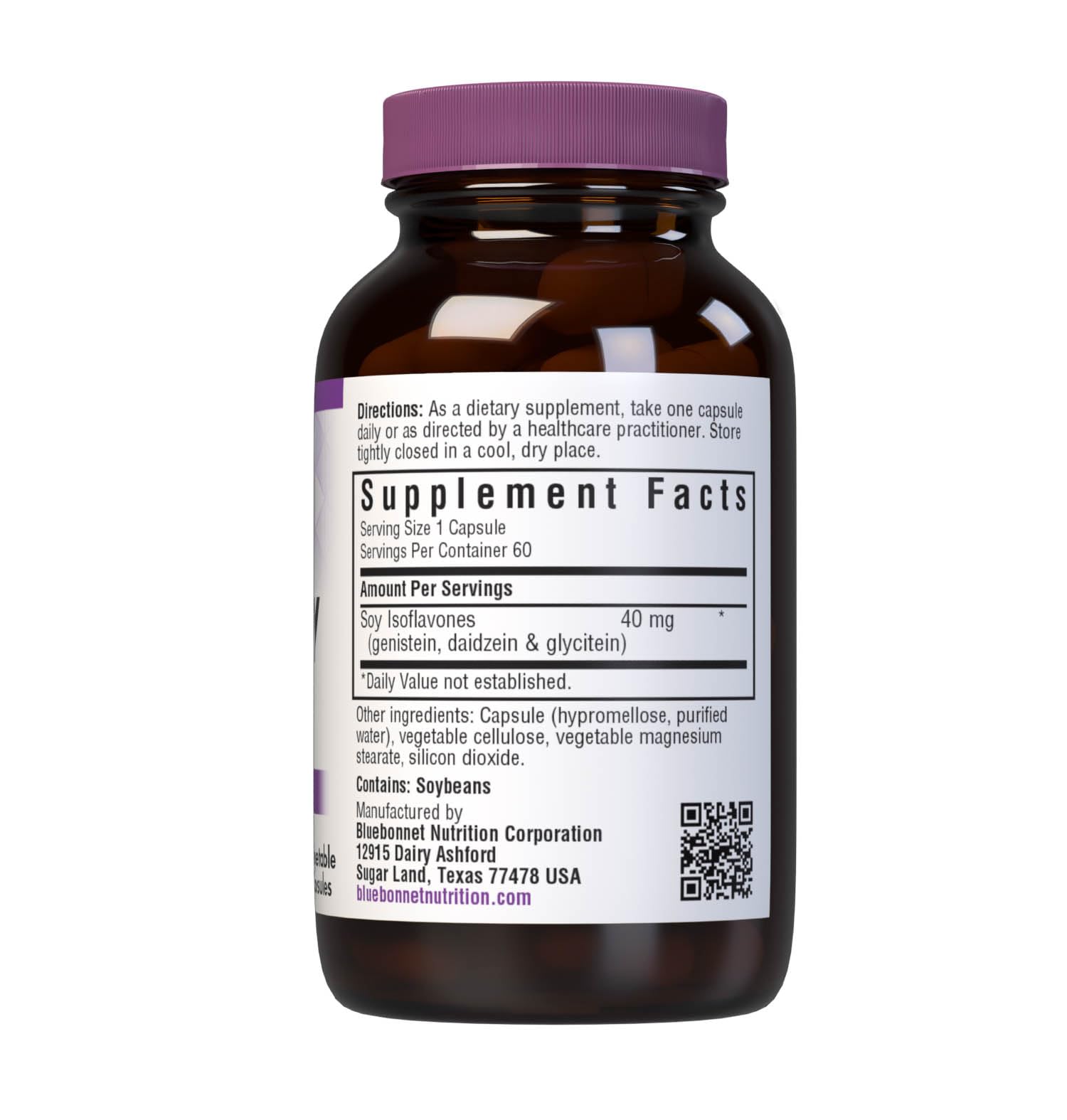 Foto 3 pulgar | Suplemento Bluebonnet Nutrition, Isoflavonas De Soja, 40 Mg, 60 Cápsulas - Venta Internacional.