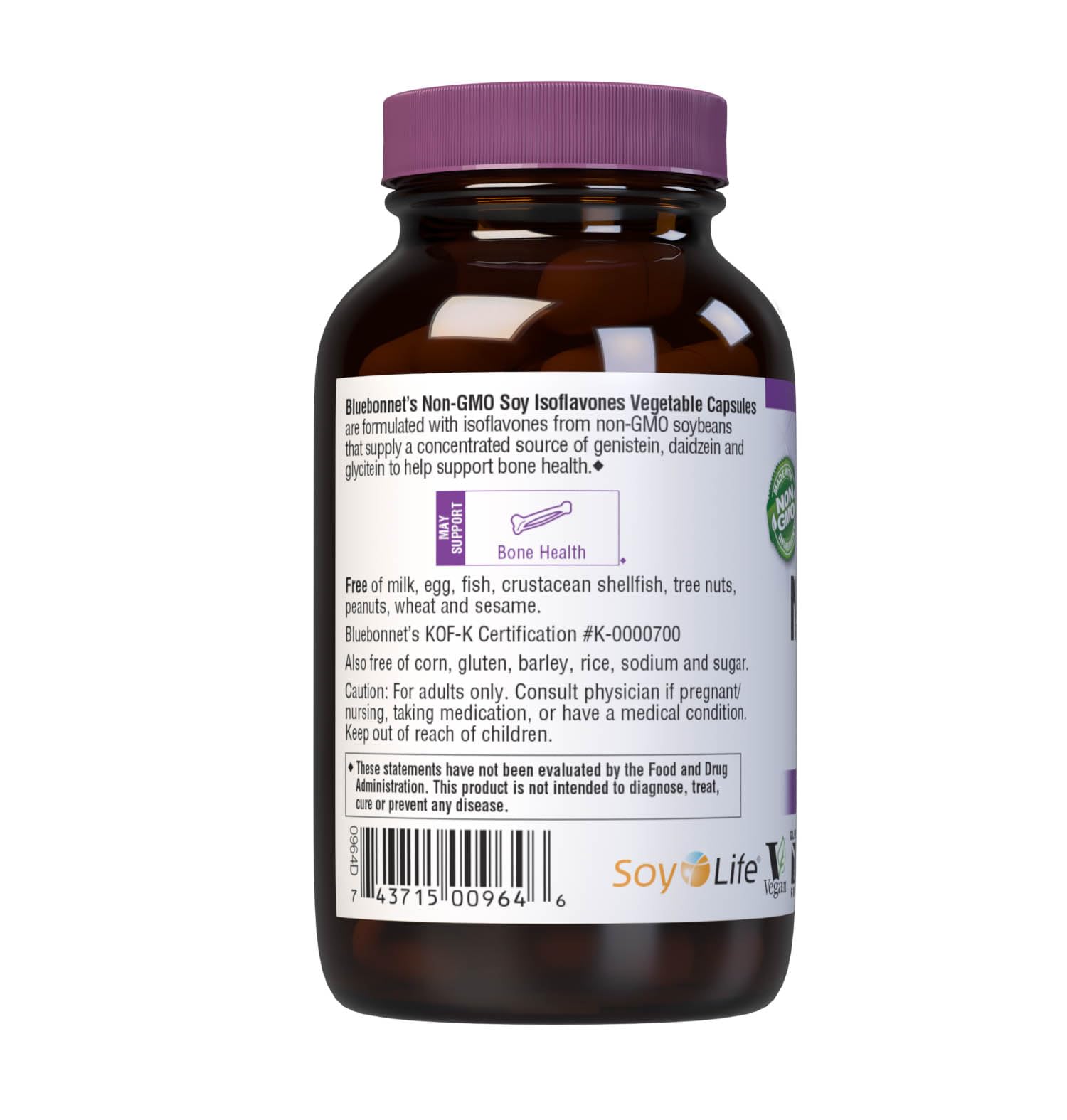 Foto 4 pulgar | Suplemento Bluebonnet Nutrition, Isoflavonas De Soja, 40 Mg, 60 Cápsulas - Venta Internacional.