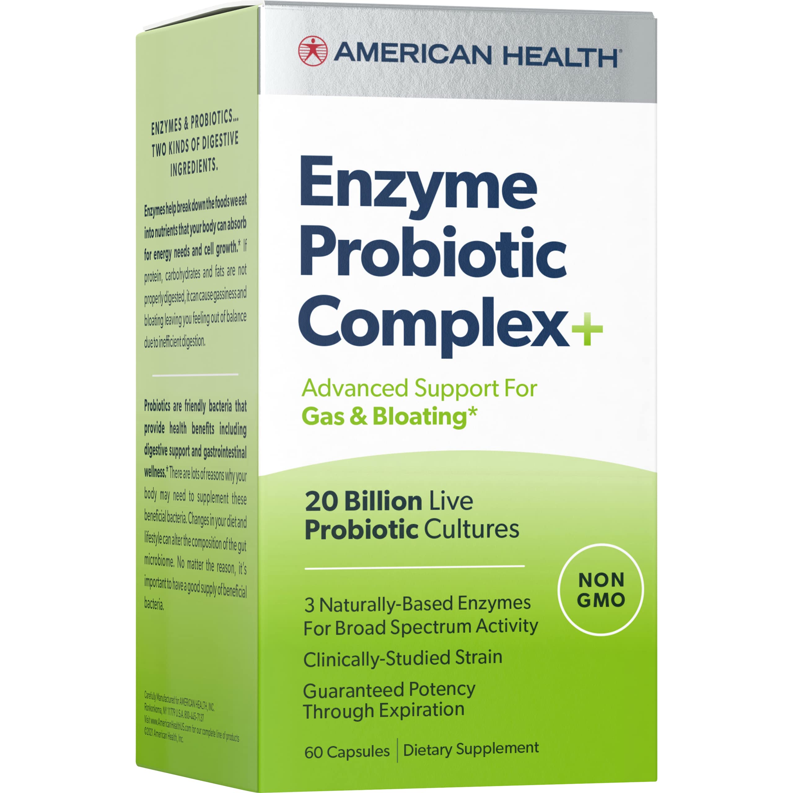Foto 1 | Suplemento American Health Enzyme Probiotic Complex 60 Cápsulas - Venta Internacional.