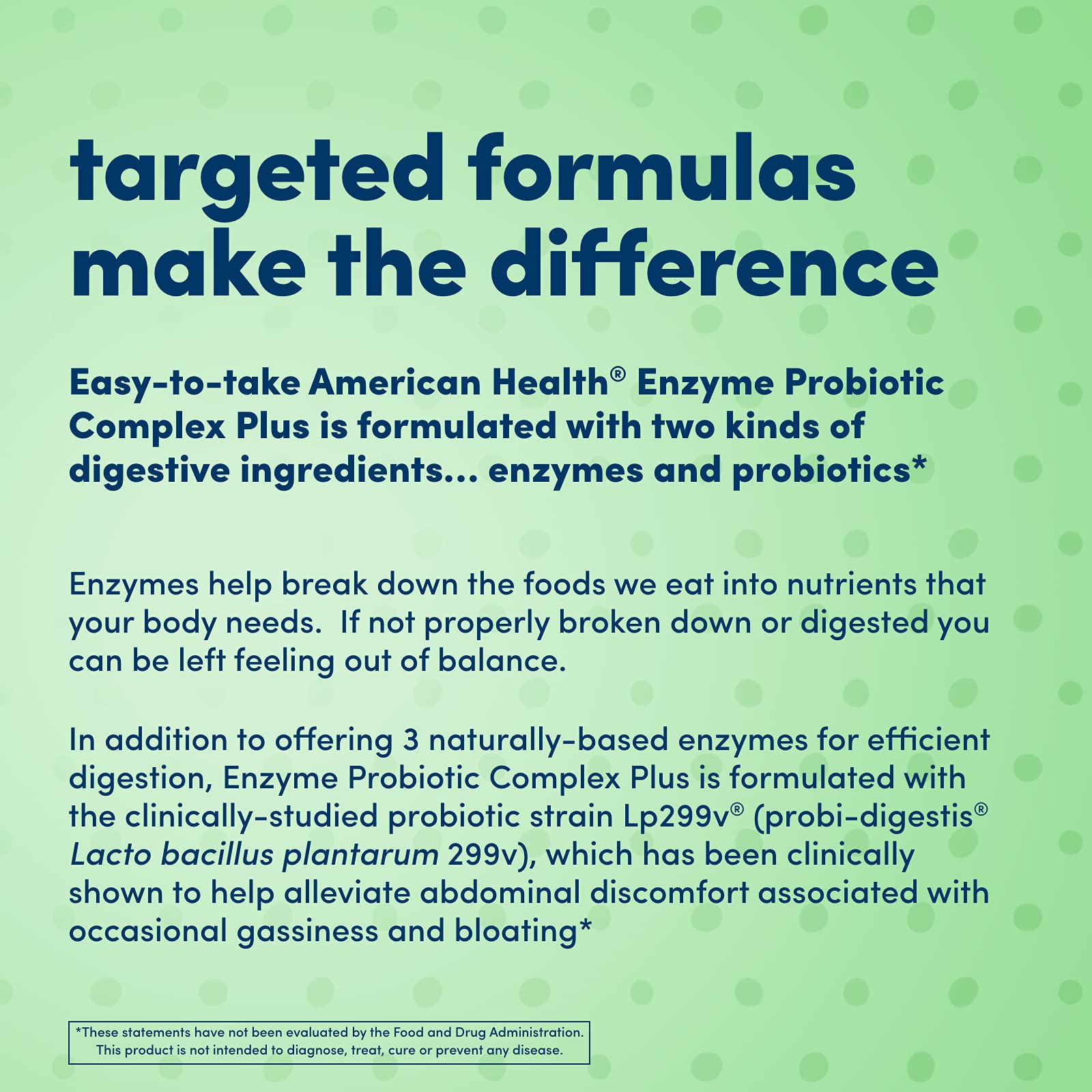 Foto 4 | Suplemento American Health Enzyme Probiotic Complex 60 Cápsulas - Venta Internacional.