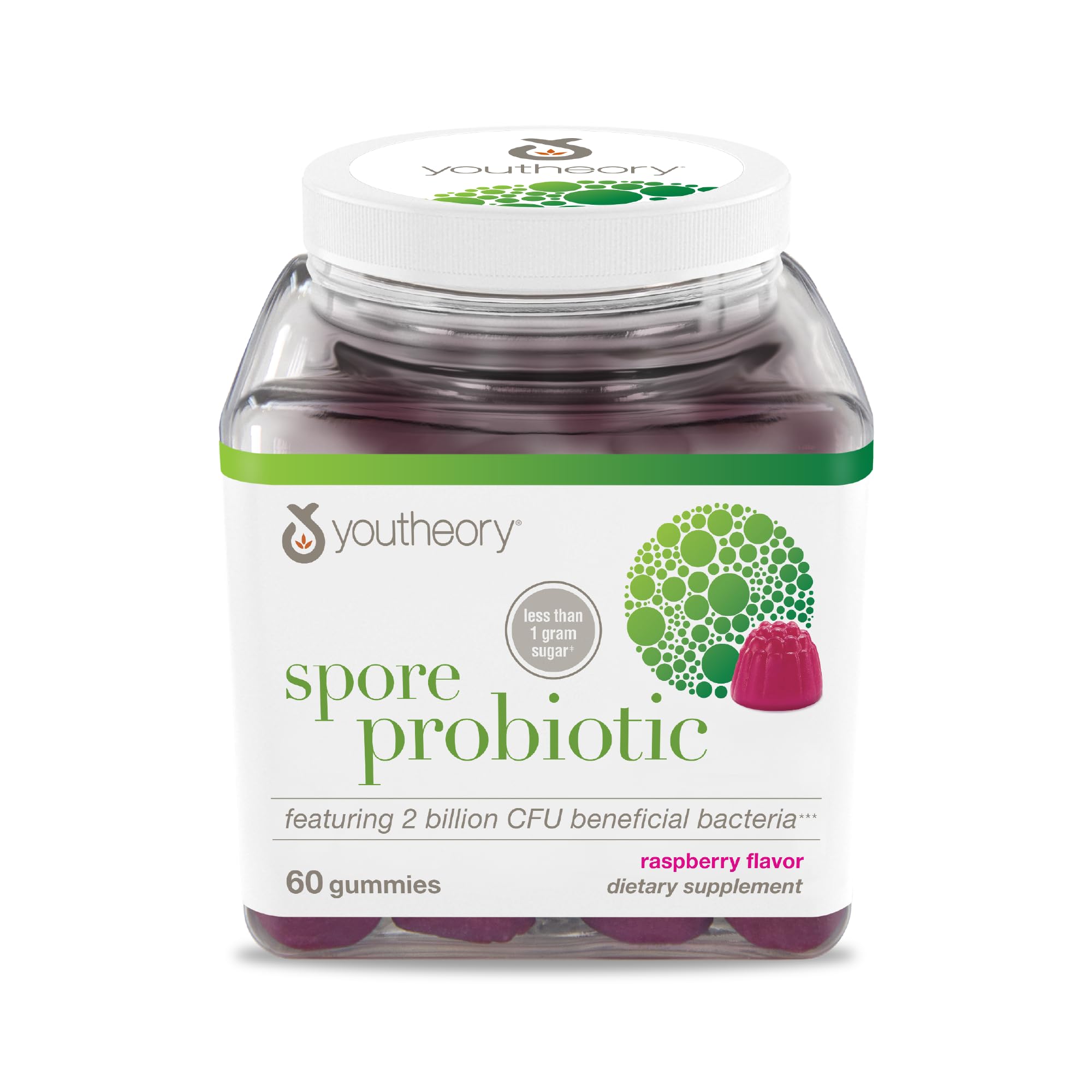 Foto 1 | Suplemento Probiótico Youtheory Spore Vegan 60 Gomitas - Venta Internacional.
