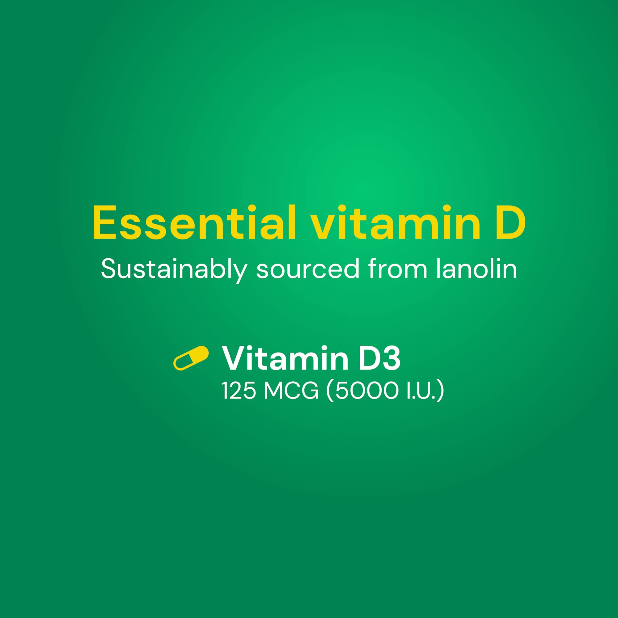 Foto 4 | Suplemento Country Life De Vitamina D3 5000 Ui 365 Cápsulas Blandas - Venta Internacional.