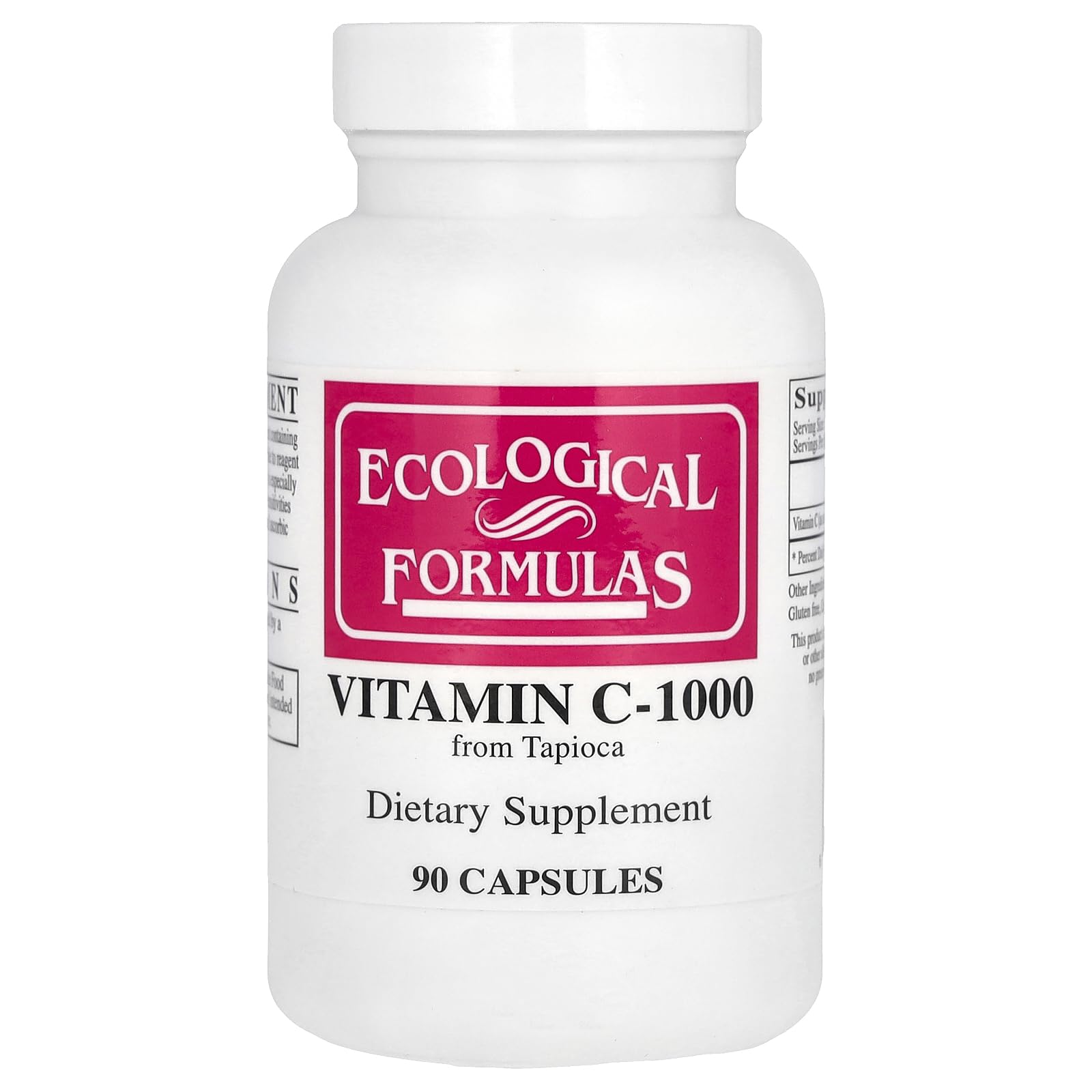 Foto 2 pulgar | Suplemento Ecological Formulas De Vitamina C-1000 90 Cápsulas - Venta Internacional.