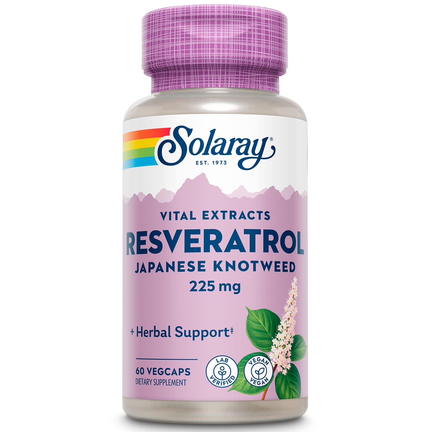 Foto 1 | Suplemento Solaray De Triple Potencia, Resveratrol, 225 Mg, 60 Cápsulas - Venta Internacional.
