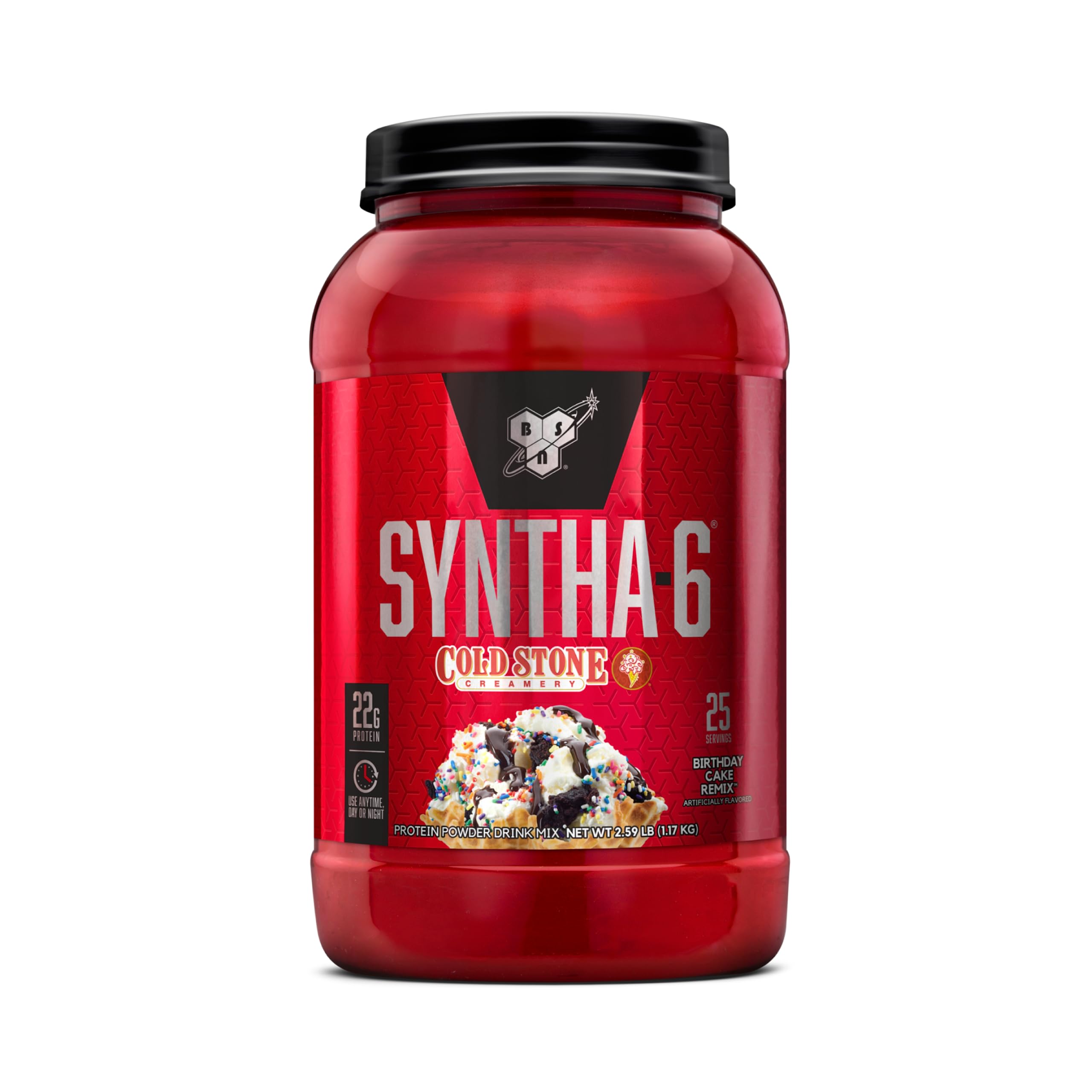 Foto 1 | Tarta De Cumpleaños Bsn Syntha-6 Cold Stone Con Proteína En Polvo, 25 Porciones - Venta Internacional.