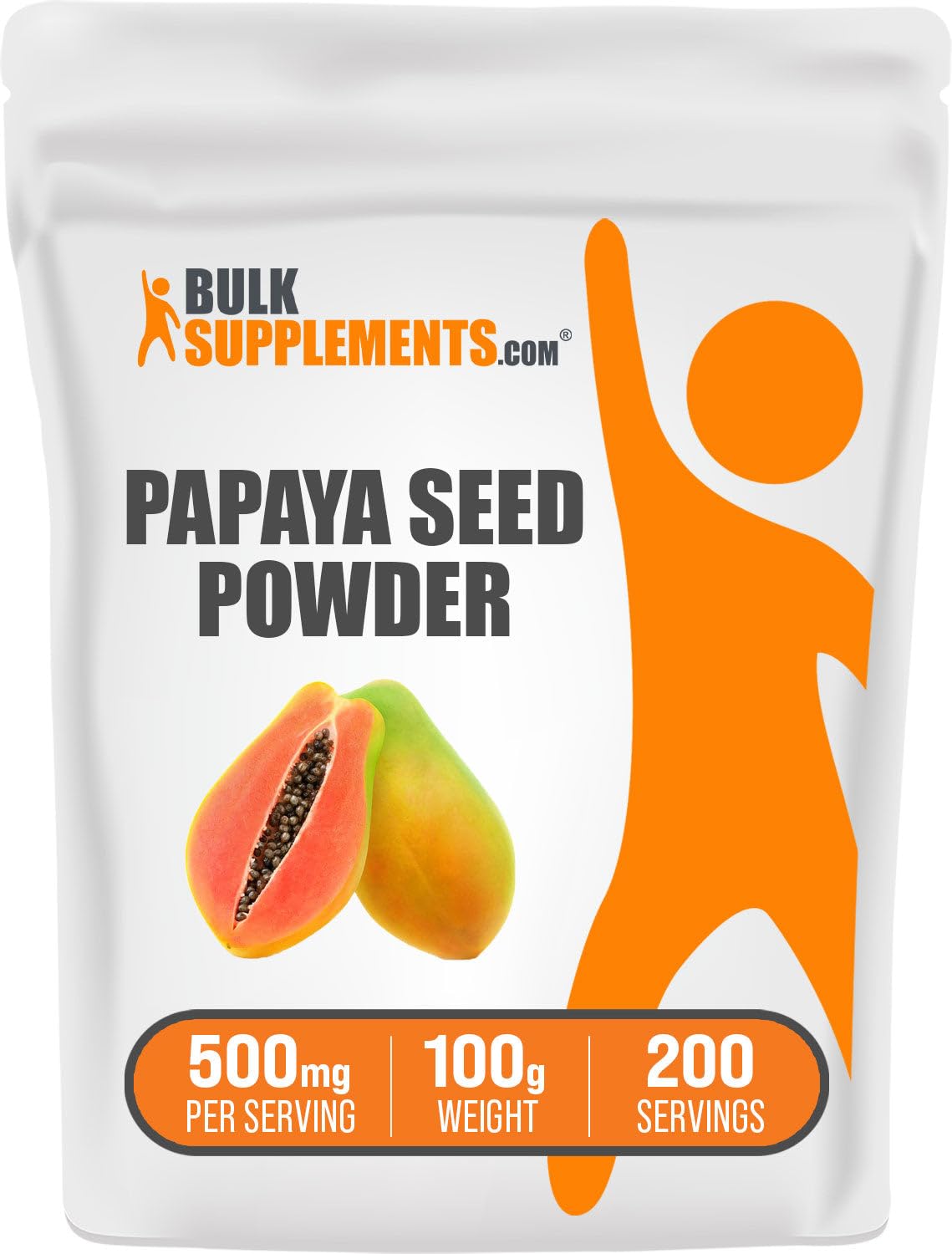 Foto 1 | Supplement Bulksupplements.com Semillas De Papaya En Polvo 100 G - Venta Internacional.
