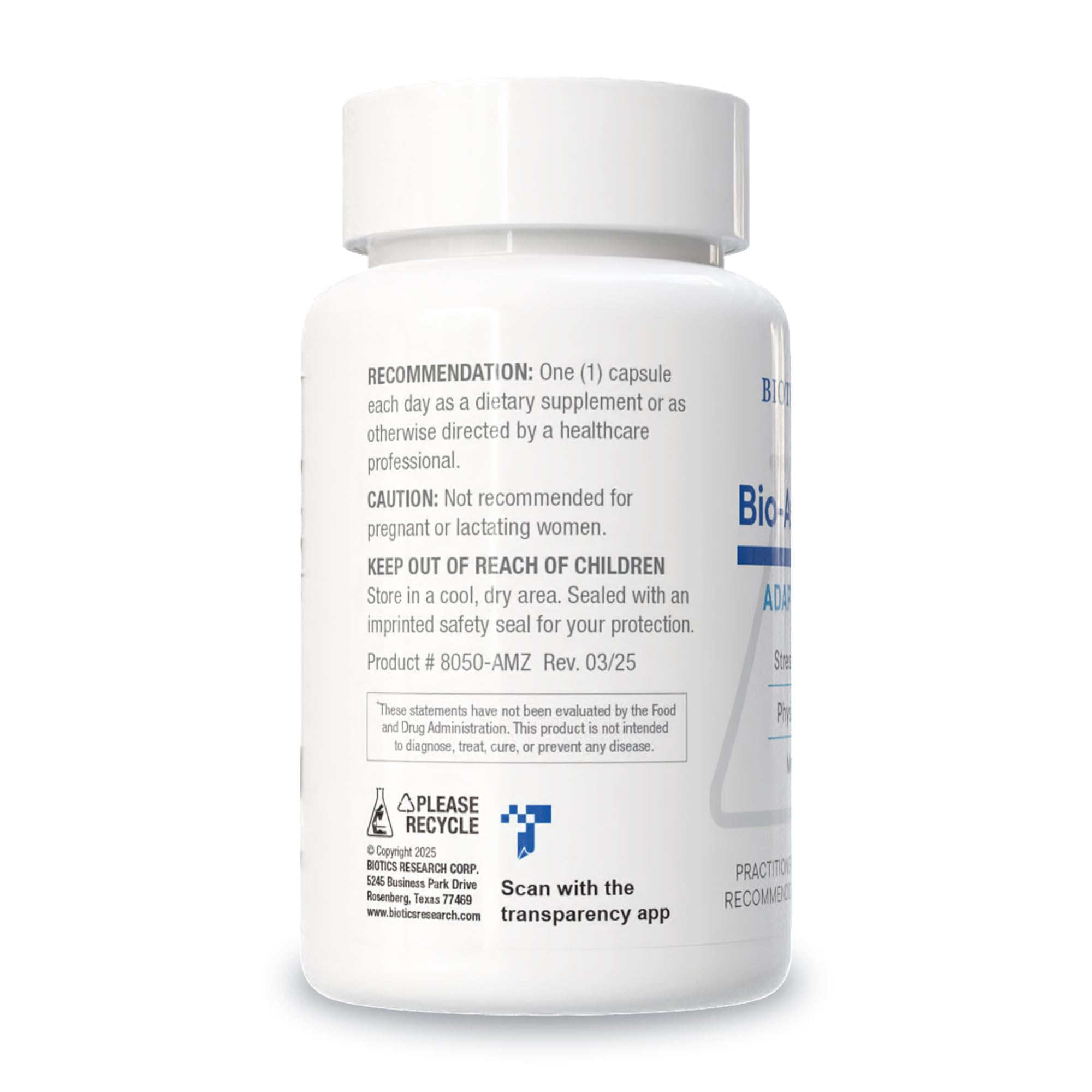 Foto 3 | Suplemento Biotics Research Bio Ashwagandha 300 Mg 60 Cápsulas - Venta Internacional.