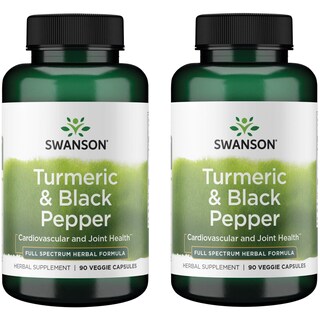 Foto 1 | Suplemento Swanson Premium De Cúrcuma Y Pimienta Negra, 90 Cápsulas - Venta Internacional.