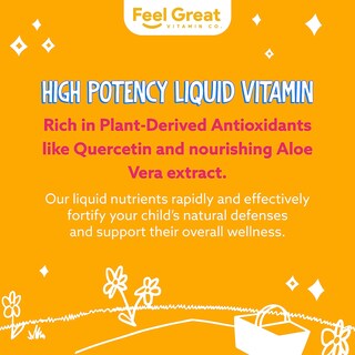 Foto 5 | Multivitamínico Líquido The Feel Great Vitamin Kids, Suplemento De 30 Días - Venta Internacional.
