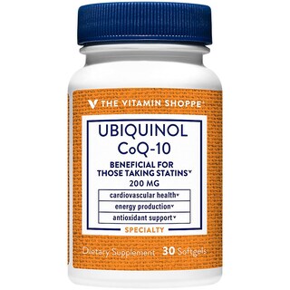 Foto 6 | Suplemento The Vitamin Shoppe Con Ubiquinol Coq-10, 200 Mg, 30 Cápsulas Blandas - Venta Internacional.