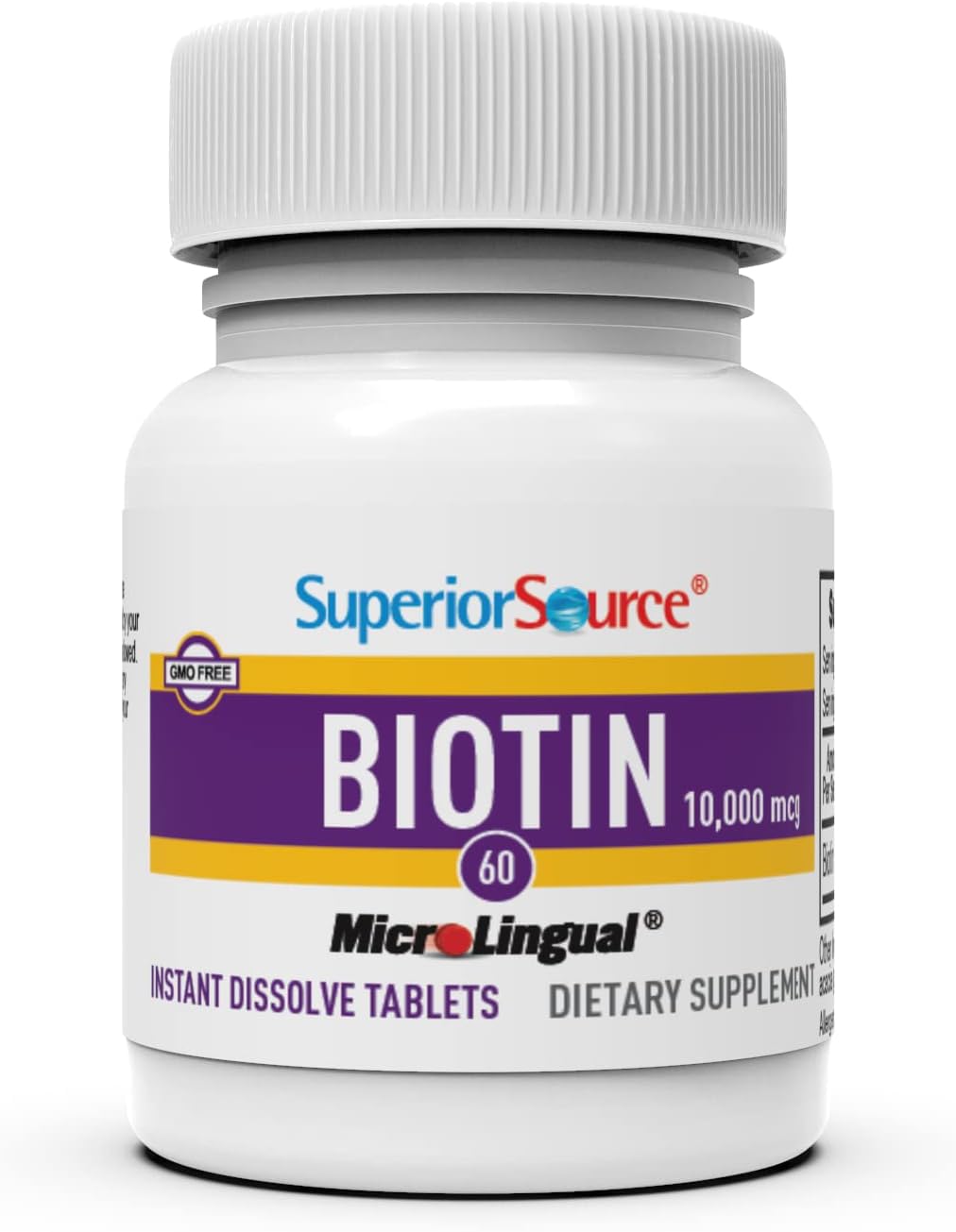 Foto 4 pulgar | El Suplemento De Biotina De 10 Mg De Fuente Superior Apoya La Salud Del Cabello - Venta Internacional.