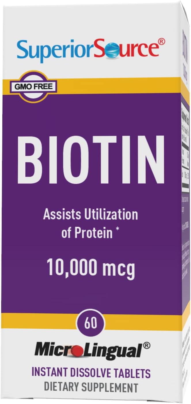 Foto 6 pulgar | El Suplemento De Biotina De 10 Mg De Fuente Superior Apoya La Salud Del Cabello - Venta Internacional.