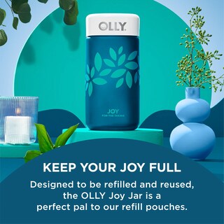 Foto 2 | Recipiente De Vitaminas Olly Joy Jar, Vaso Recargable De Regalo, 120 Gomitas - Venta Internacional.