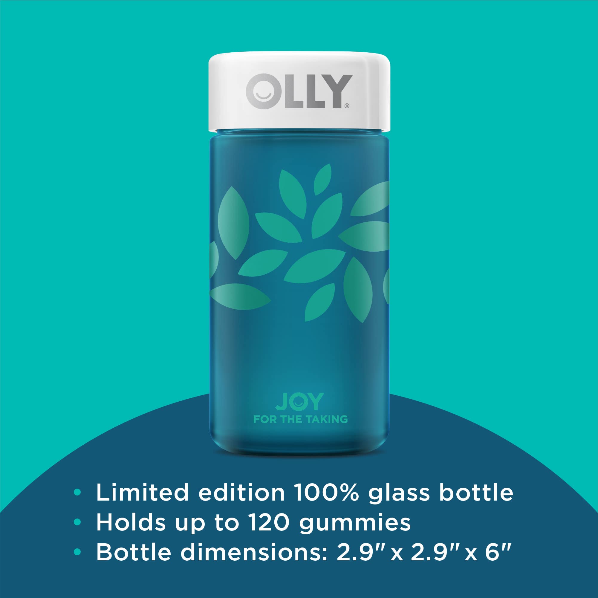 Foto 4 pulgar | Recipiente De Vitaminas Olly Joy Jar, Vaso Recargable De Regalo, 120 Gomitas - Venta Internacional.