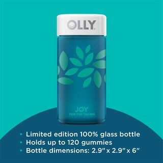 Foto 3 | Recipiente De Vitaminas Olly Joy Jar, Vaso Recargable De Regalo, 120 Gomitas - Venta Internacional.