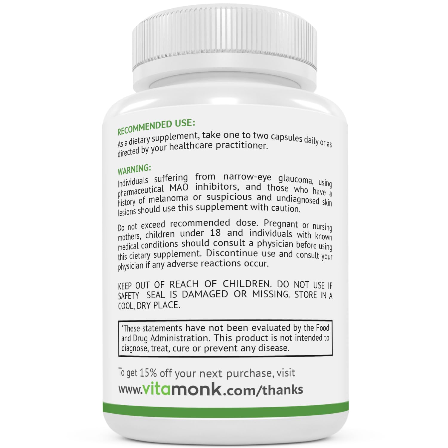 Foto 7 | Suplemento De Dopamina Vitamonk Dopify Con Uridina 60 Cápsulas - Venta Internacional.